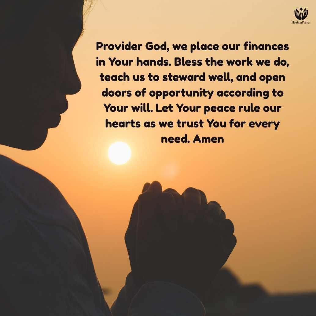 Prayer for Financial Harvest and Open Heavens
