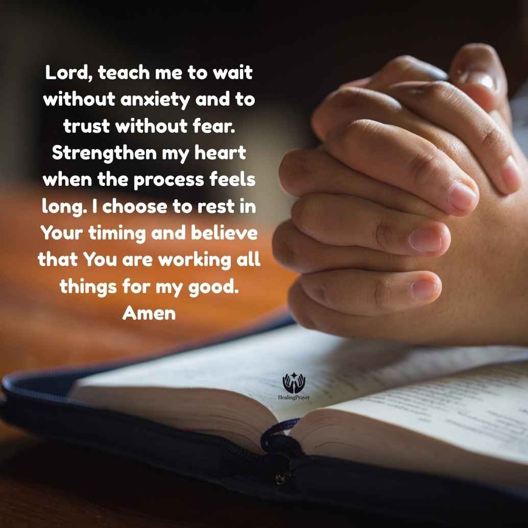 Prayer for God’s Timing and Patience