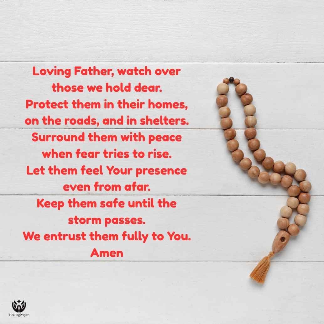 Prayer for Loved Ones During Storms and Floods
