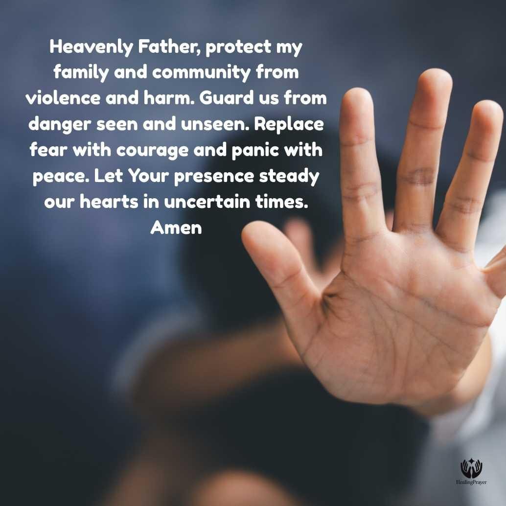 Prayer for Protection from Violence, Danger, and Terrorism
