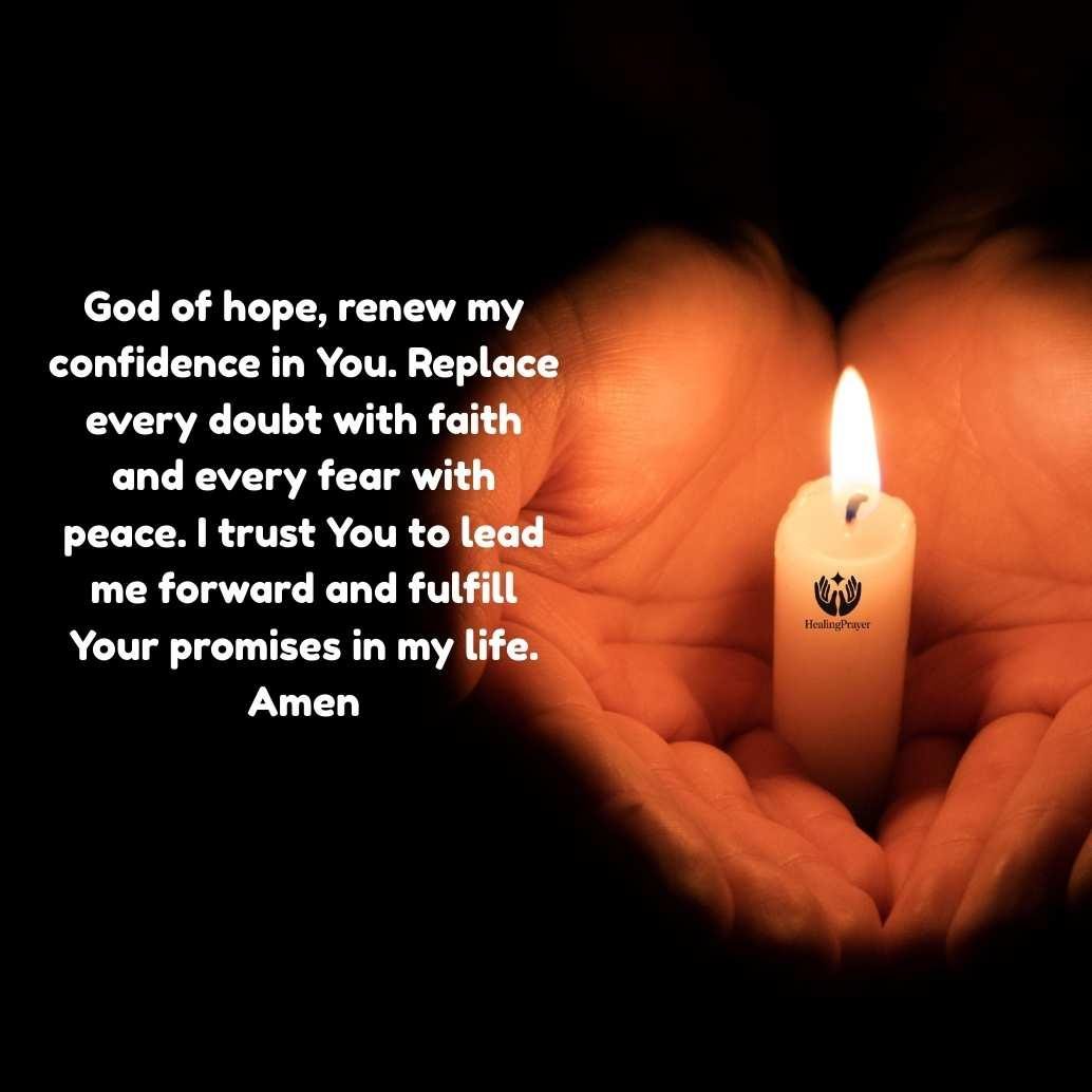 Prayer for Renewed Hope and Confidence