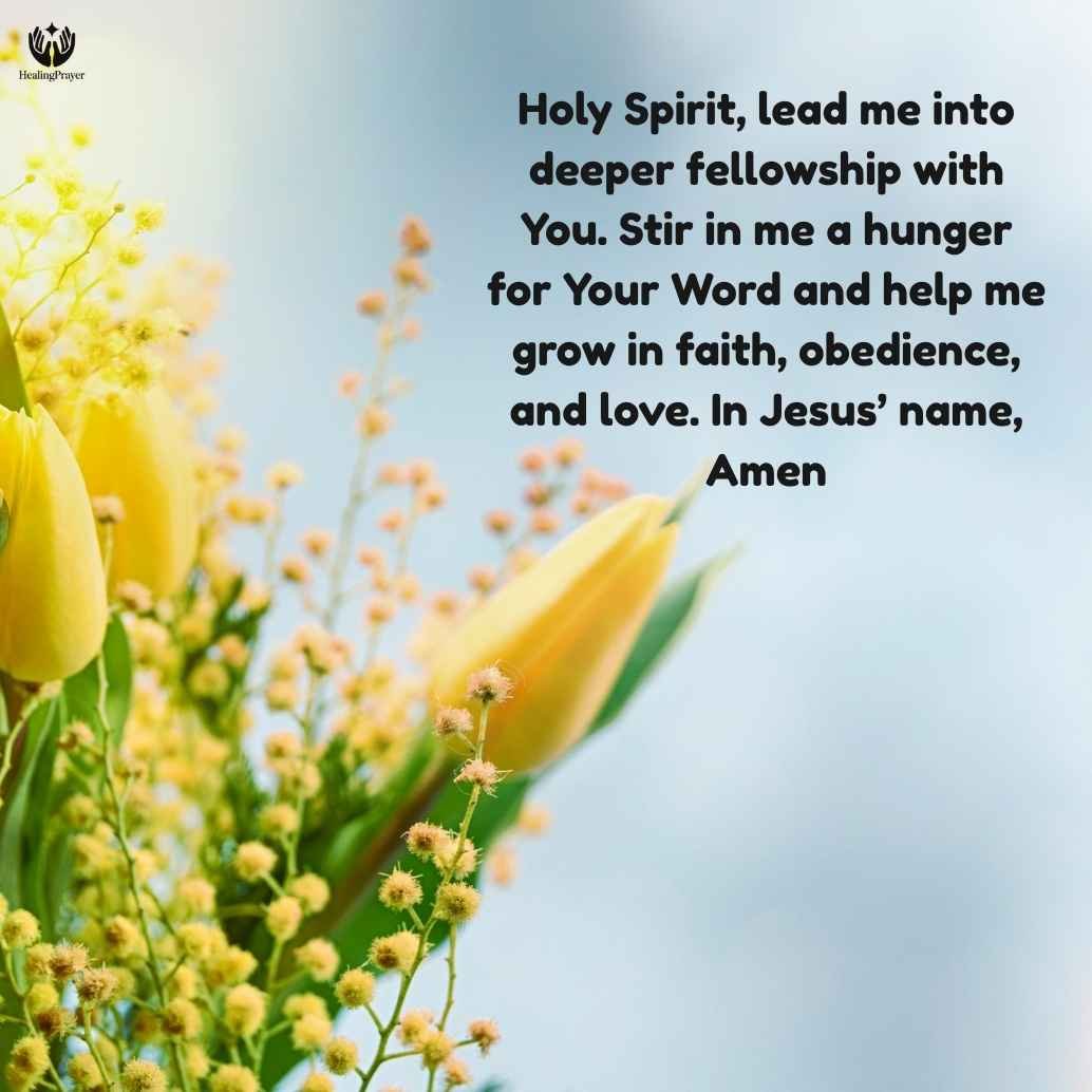 Prayer for Spiritual Growth in February