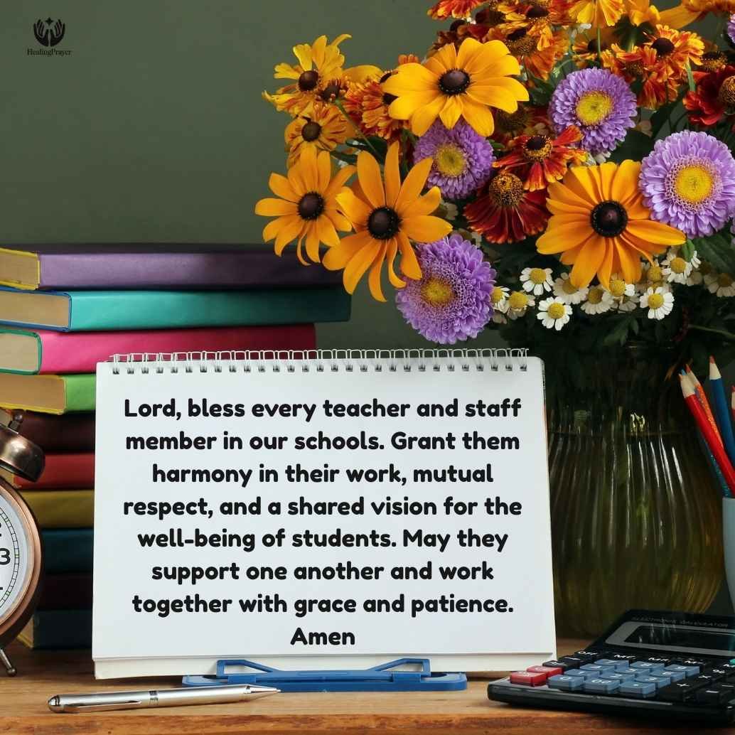 Prayer for Teachers and School Staff