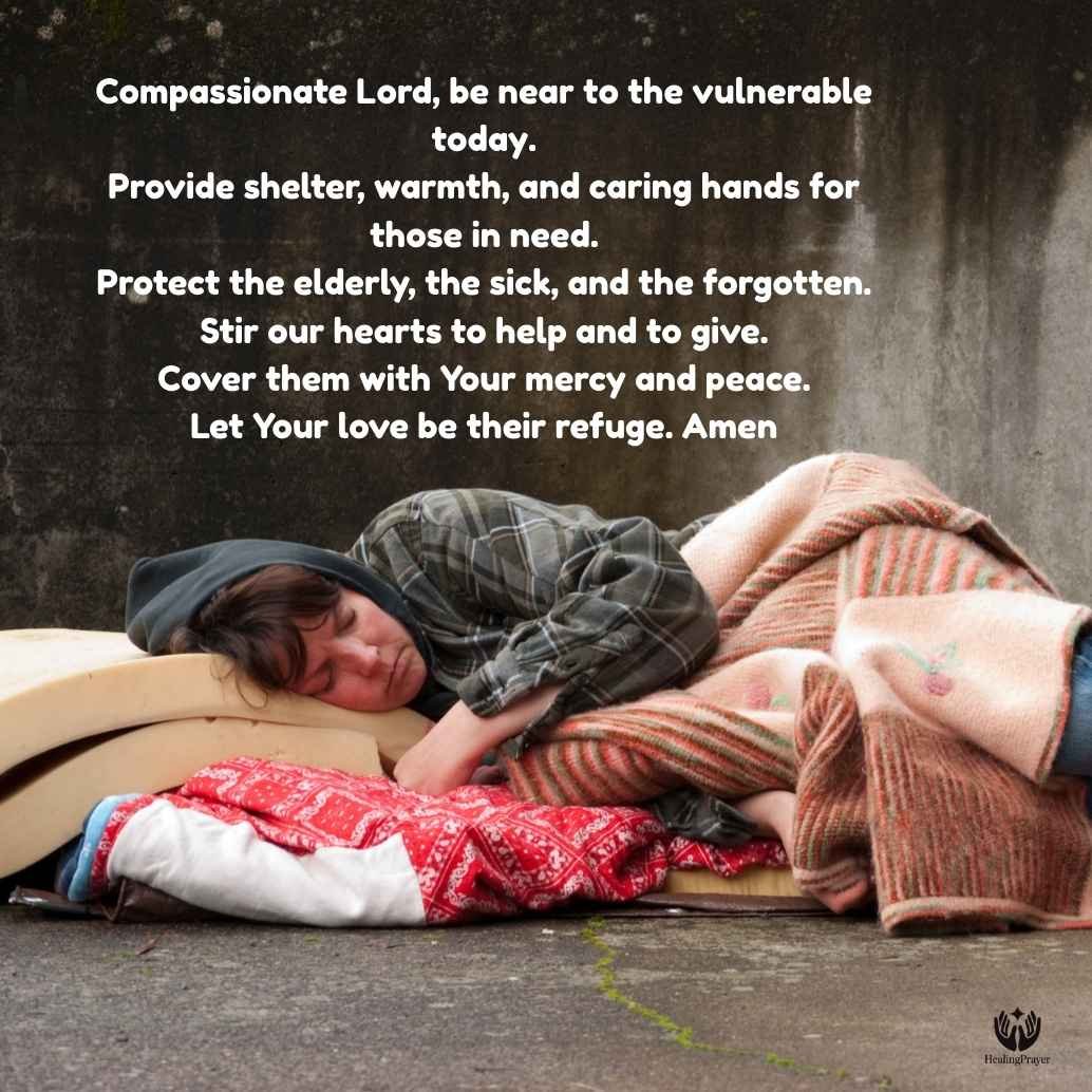 Prayer for the Vulnerable and Homeless in Extreme Weather