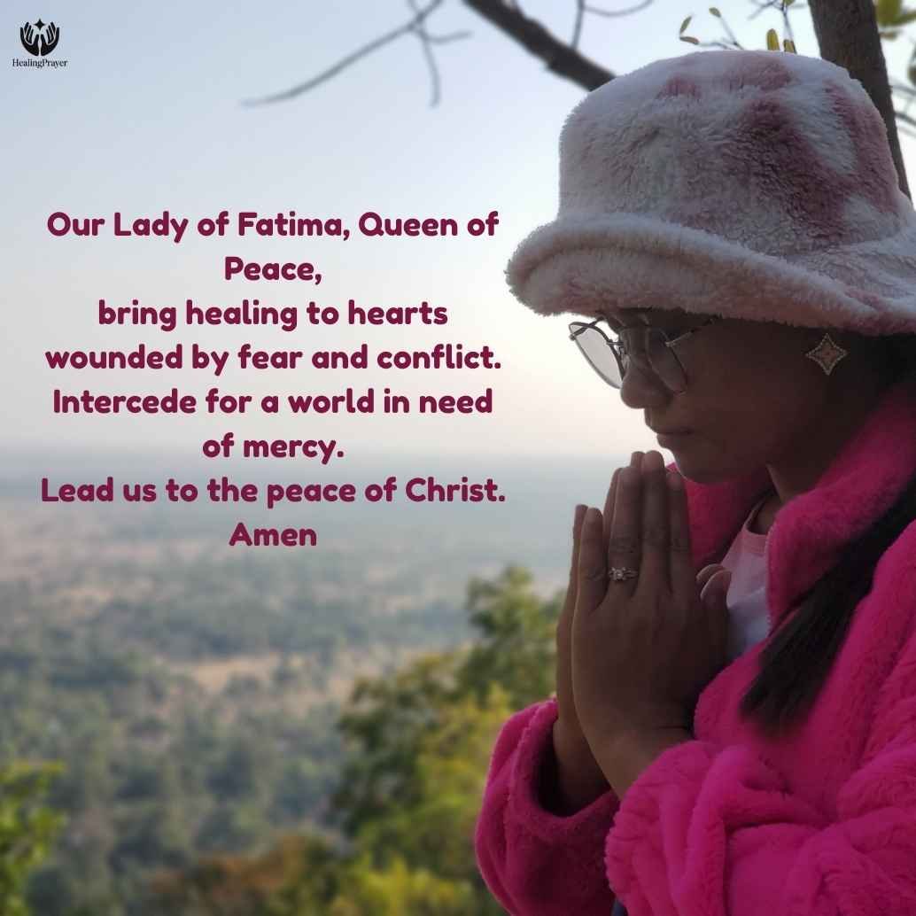 Prayer to Our Lady of Fatima for Peace and Healing