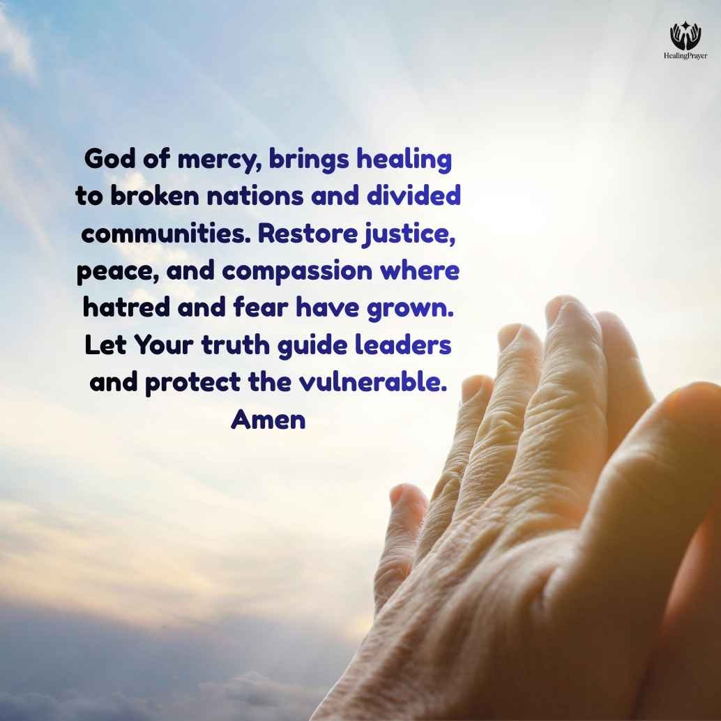 Restoration Prayers for Nations and the World