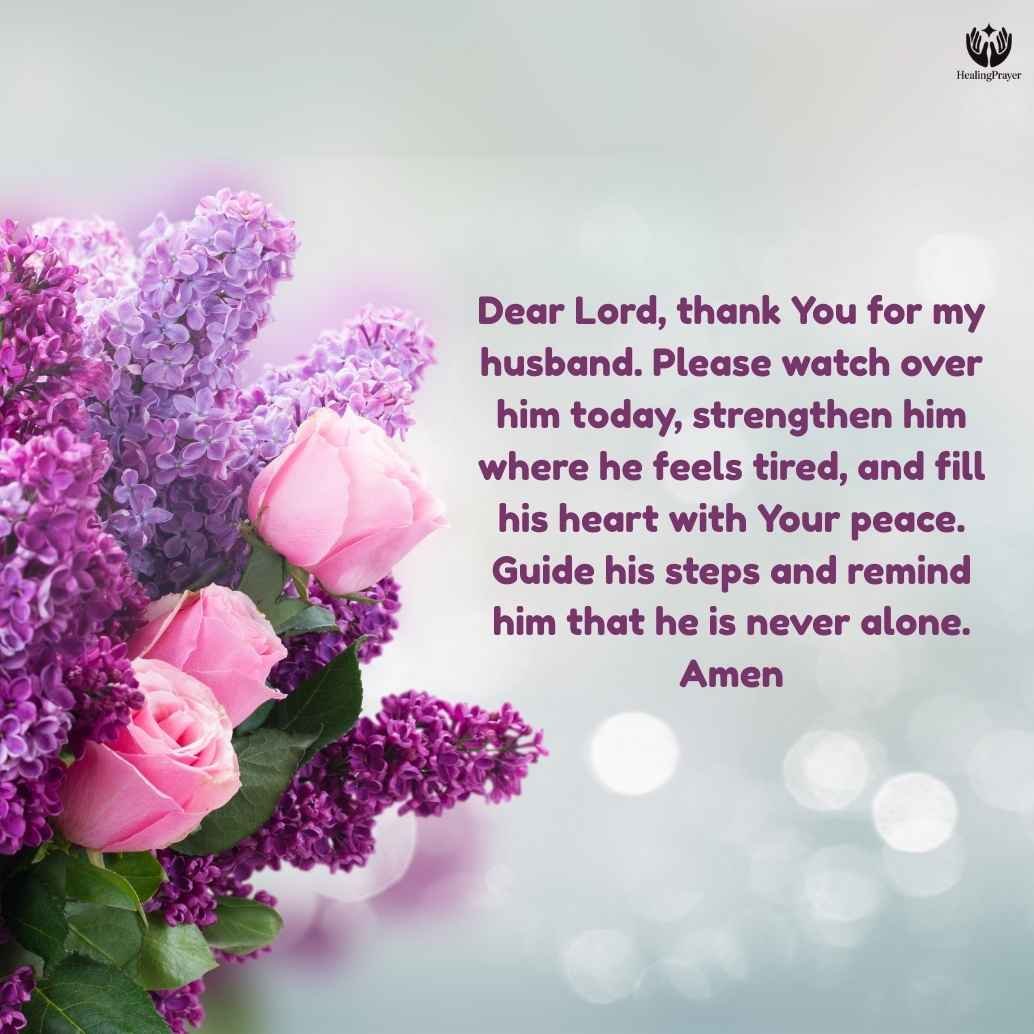 Saturday Morning Prayers and Blessings for My Husband