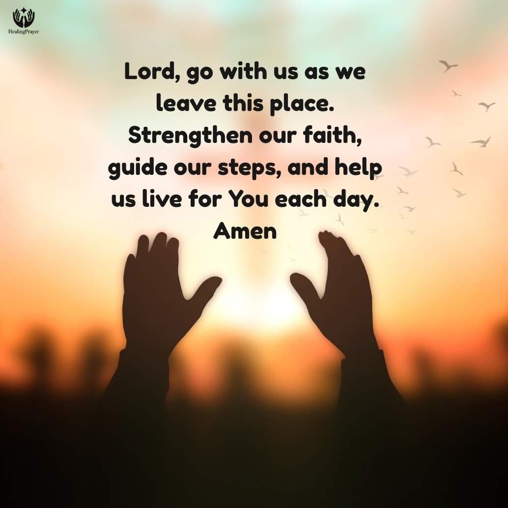Short Closing Prayer for Worship Service