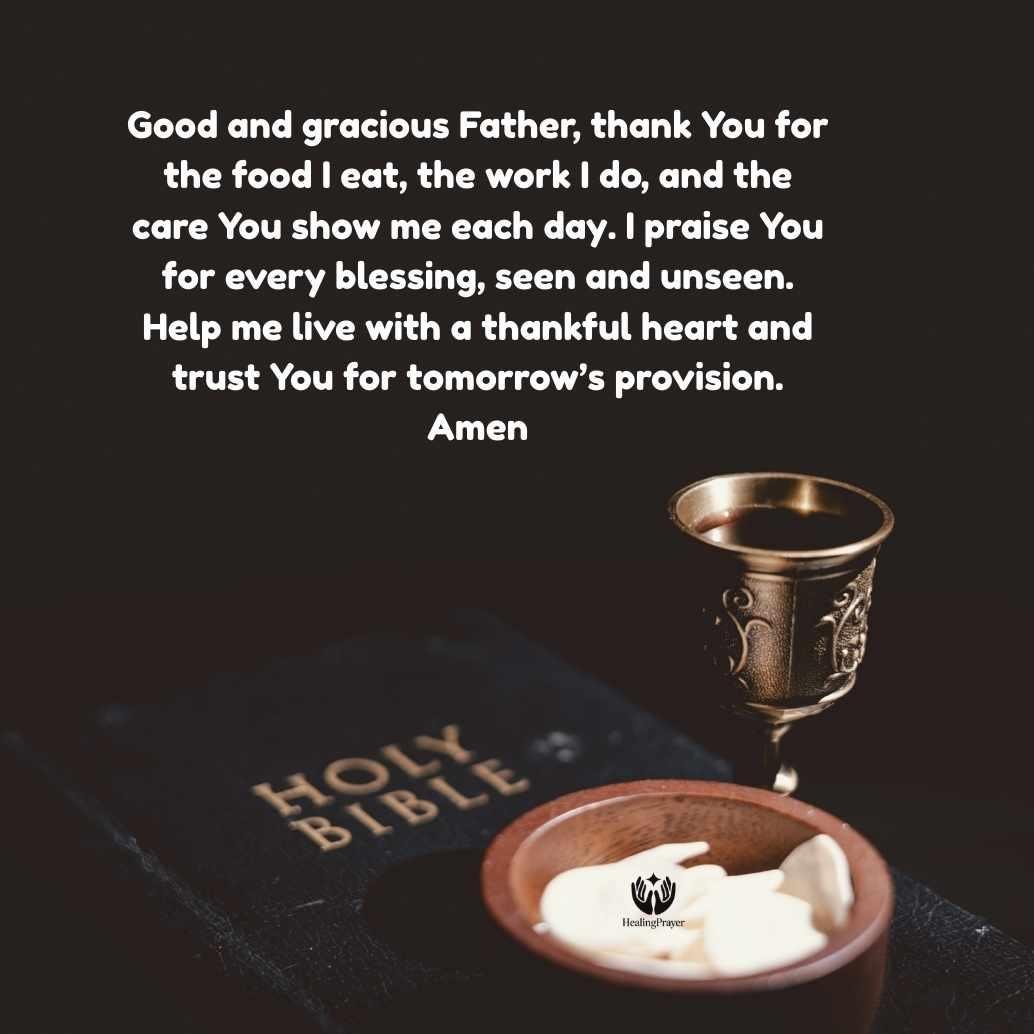 Short Harvest Prayer for Daily Thanksgiving