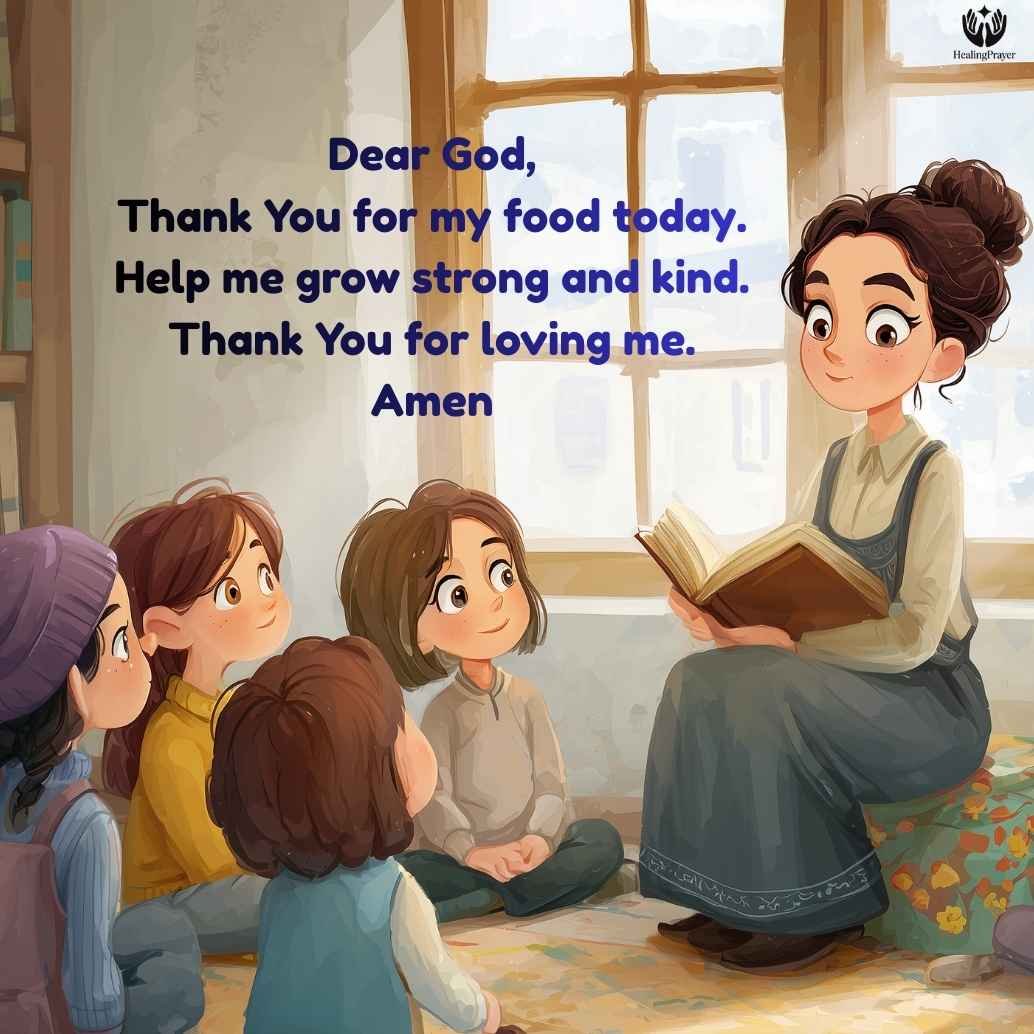 Simple Mealtime Prayer for Children