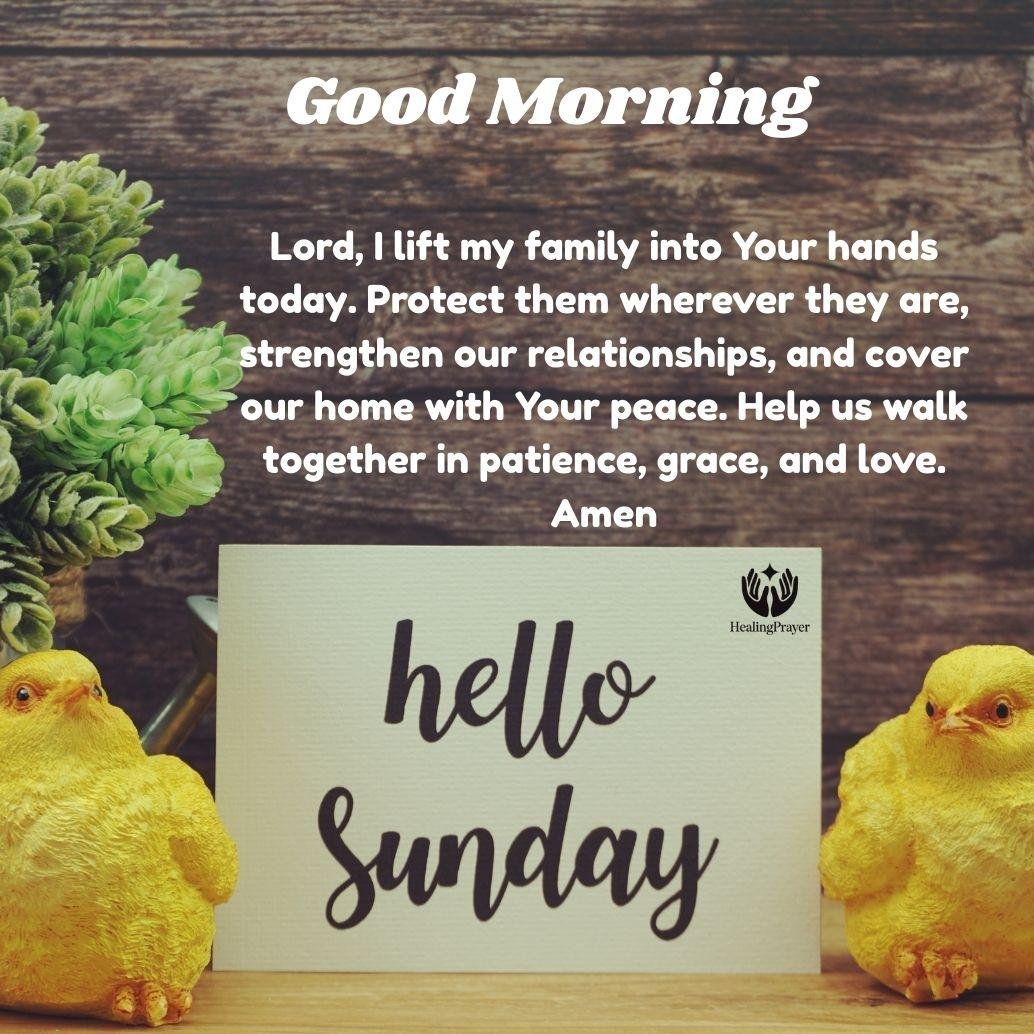 Sunday Morning Prayer for Family Protection and Unity