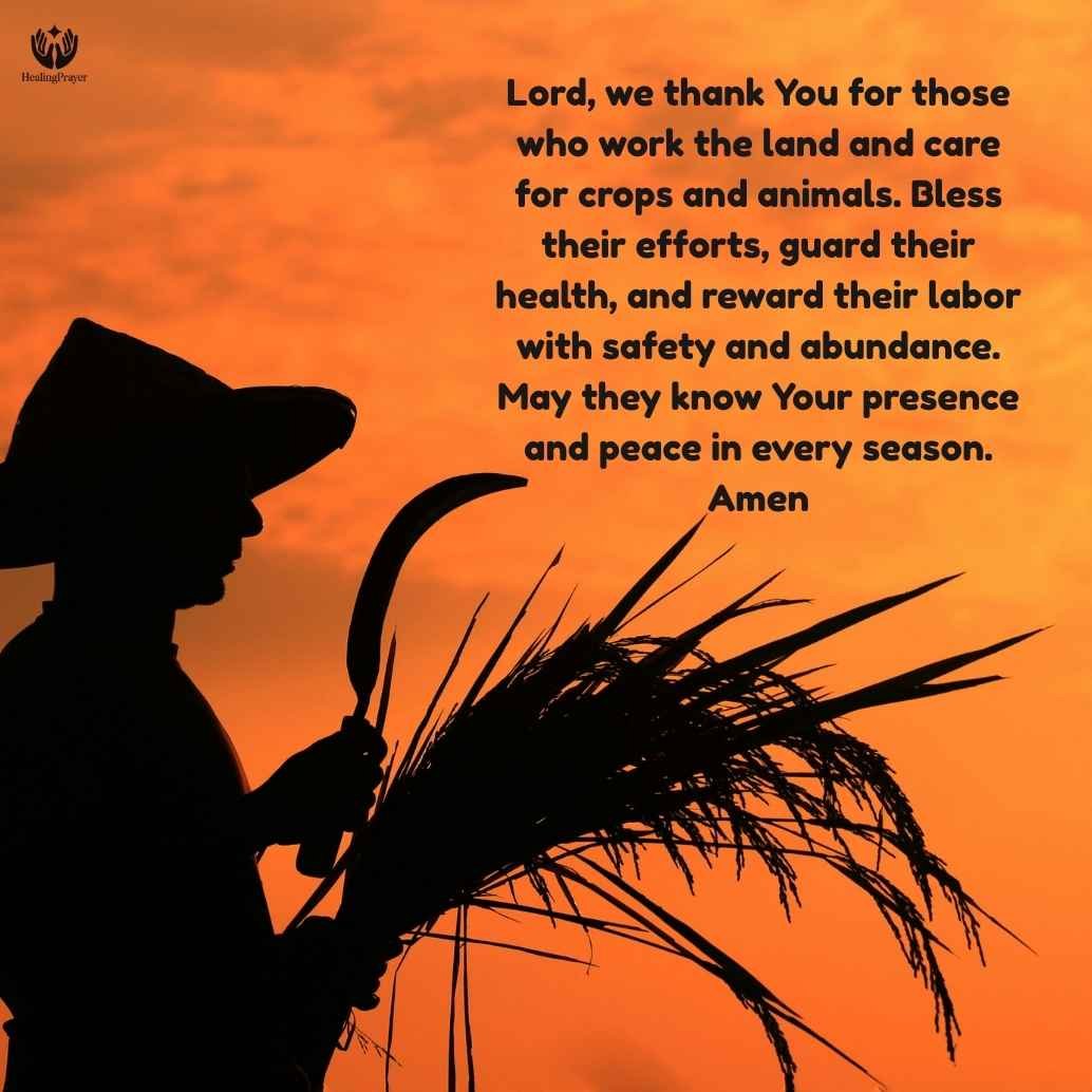 Thanksgiving Prayer for Farmers and Laborers