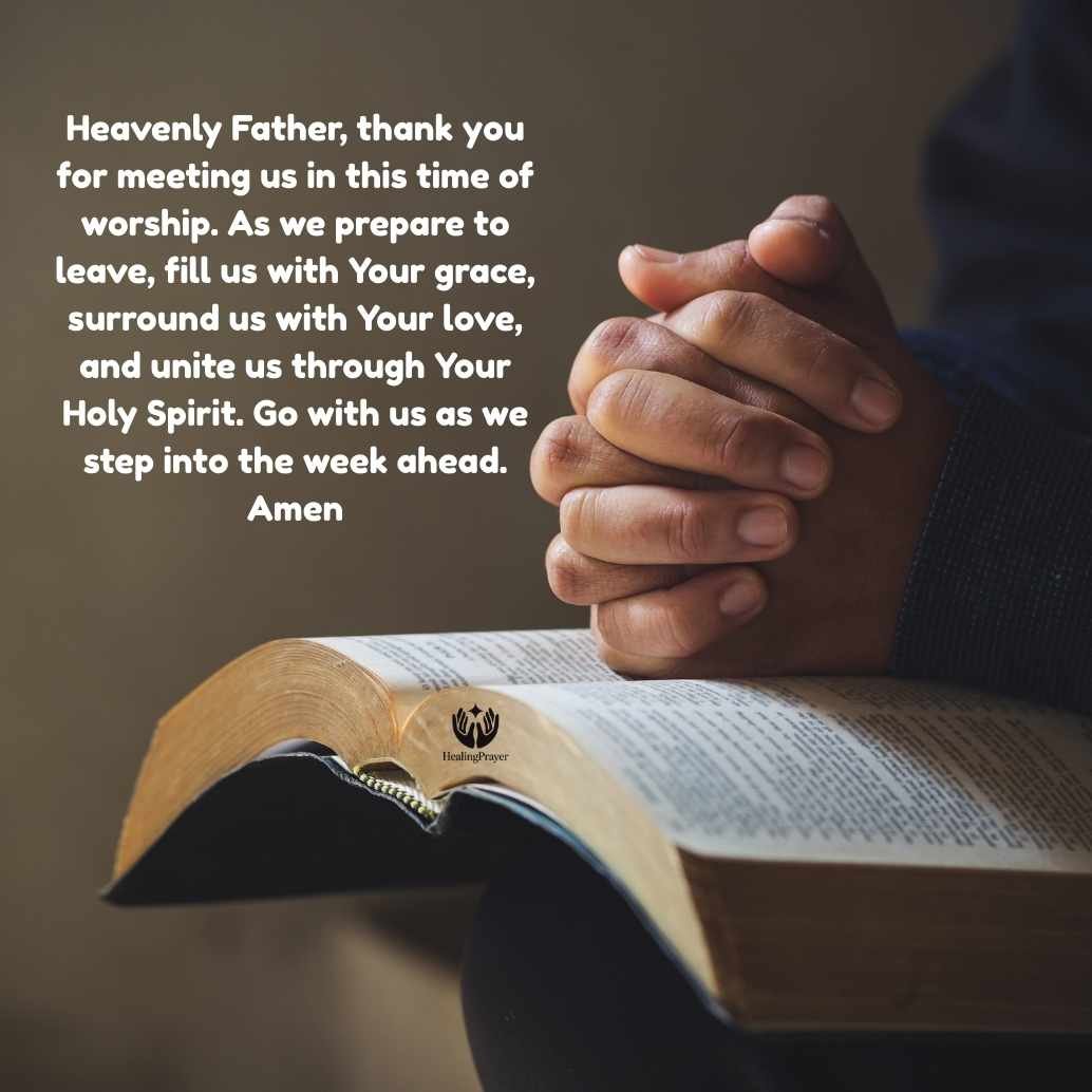 What Is a Closing Prayer for Church Service?