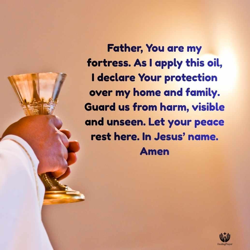 Anointing Oil Prayer for Protection (With Scripture)