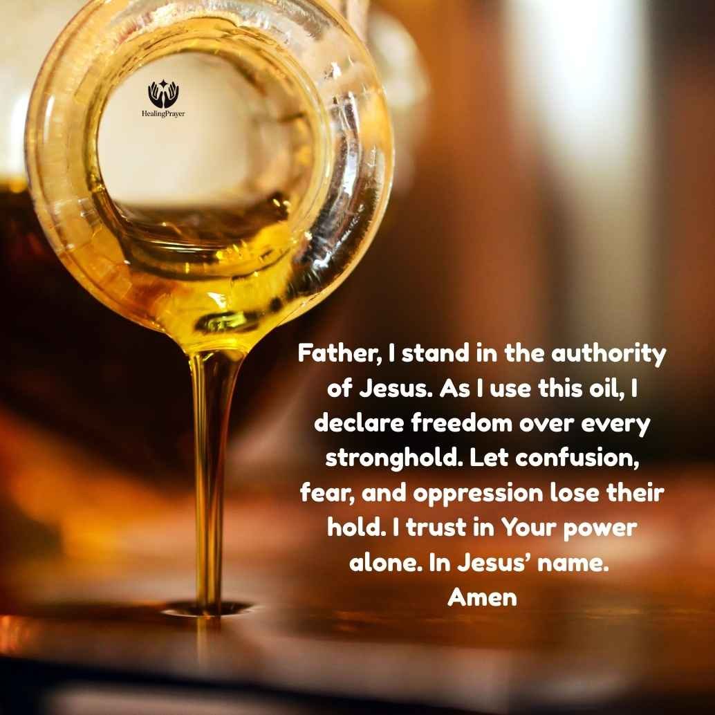 Anointing Oil Prayer for Spiritual Warfare