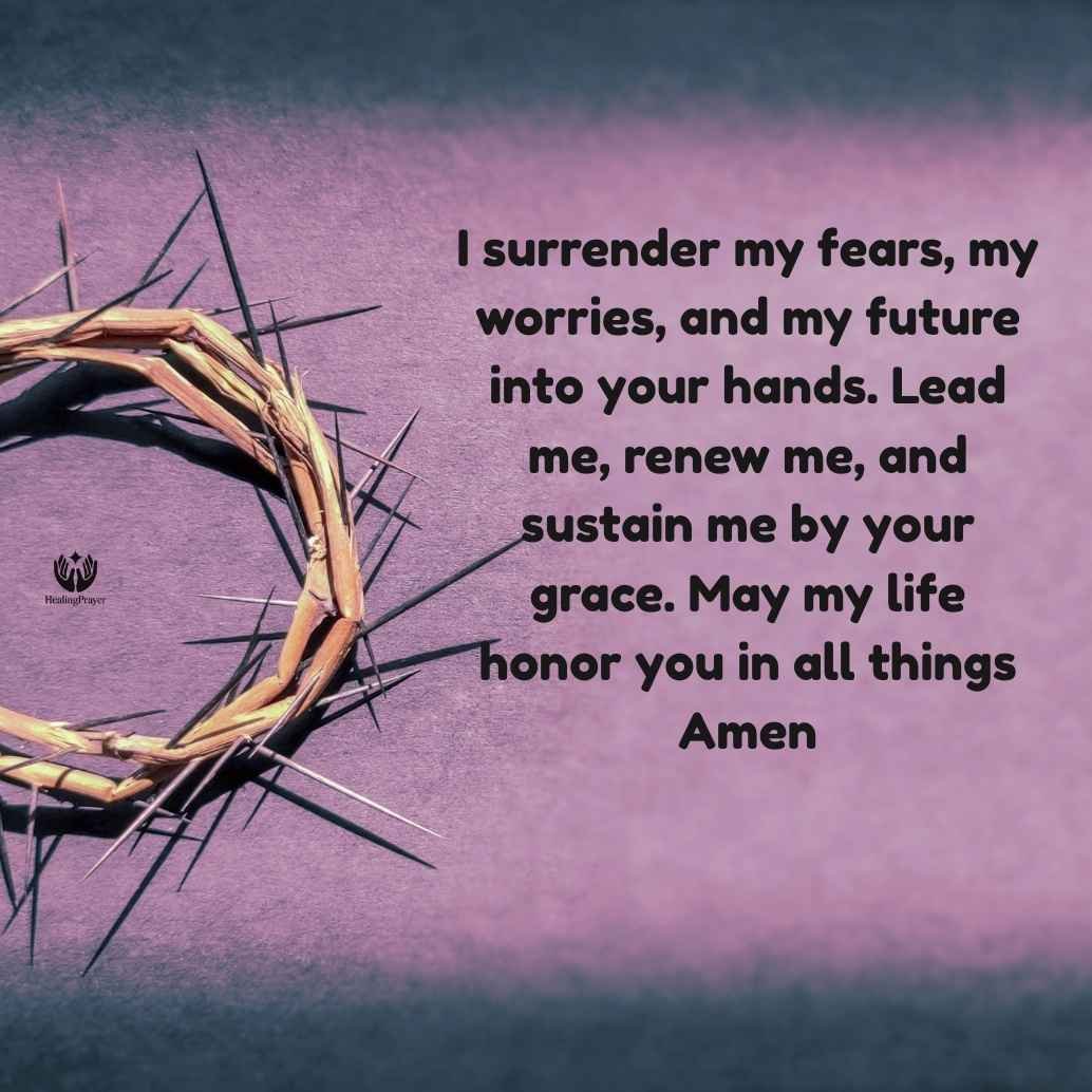 Closing Prayer for the First Sunday of Lent