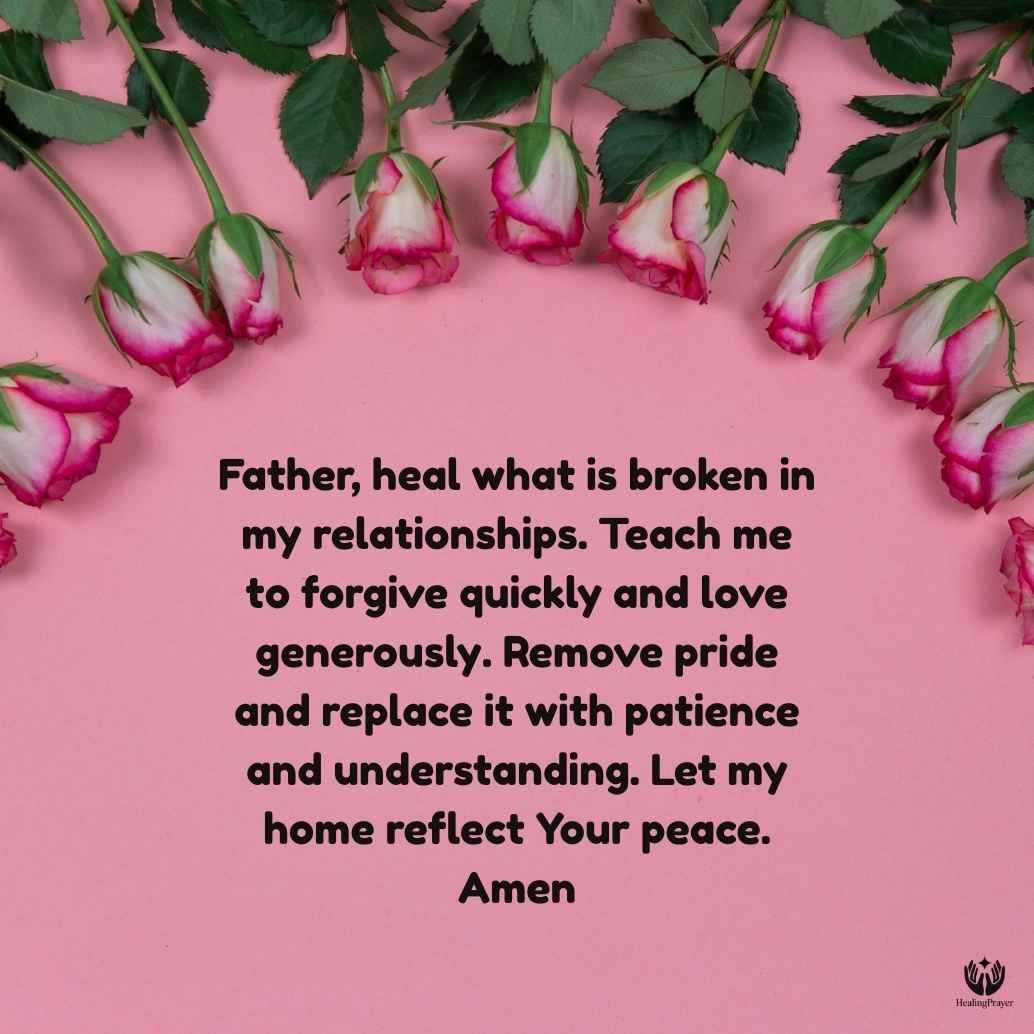 End of the February Prayers for Love and Family Restoration