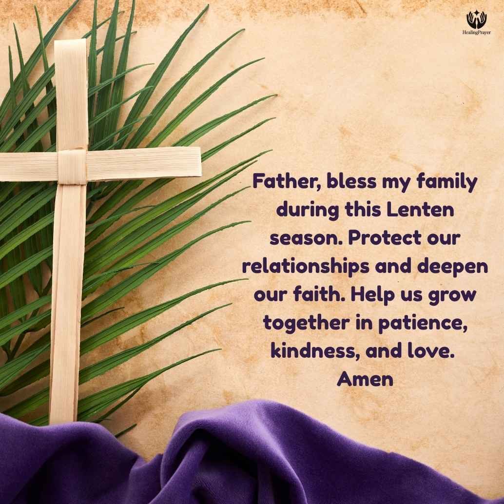 Family Lenten Prayers: Husband, Children & Parents