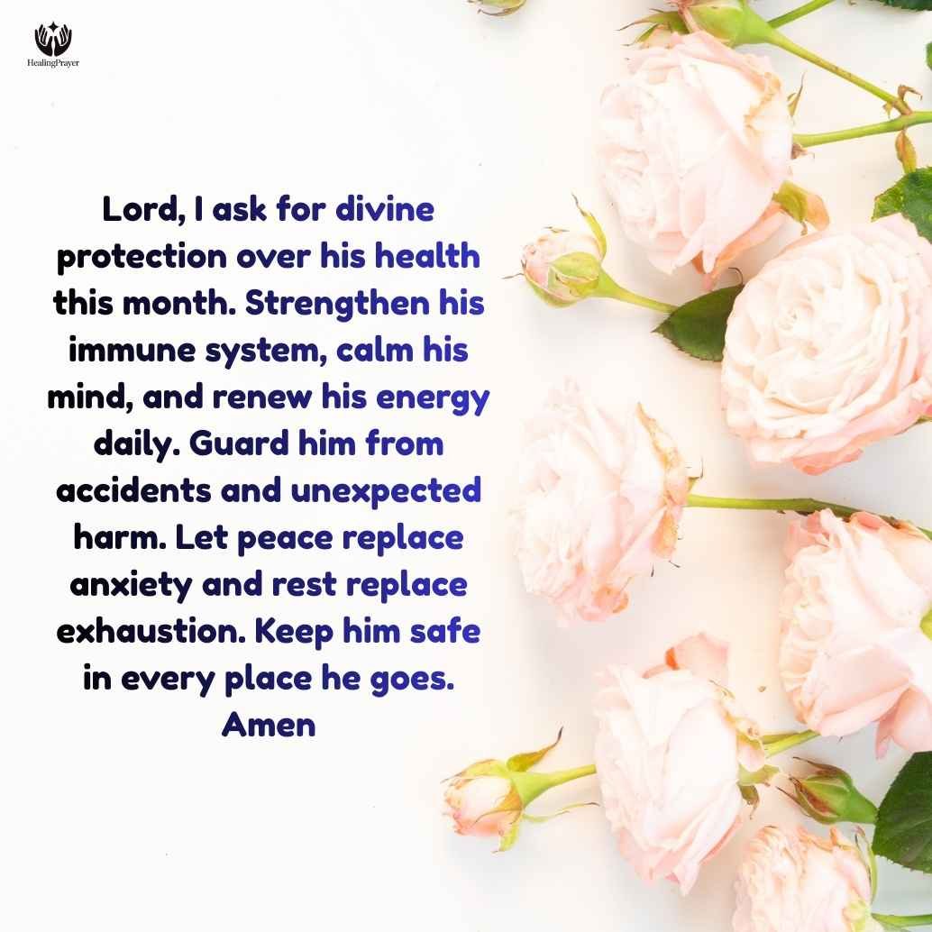 Happy New Month Prayer for My Boyfriend’s Health and Safety