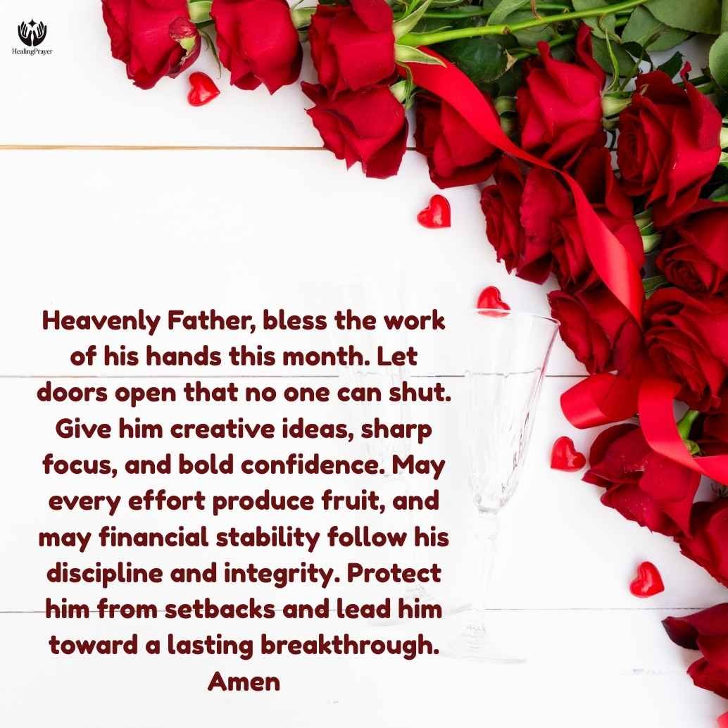 Happy New Month Prayer for My Boyfriend’s Success and Prosperity