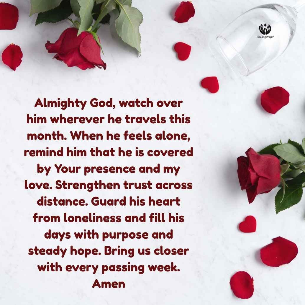 Happy New Month Prayer to My Boyfriend Long Distance