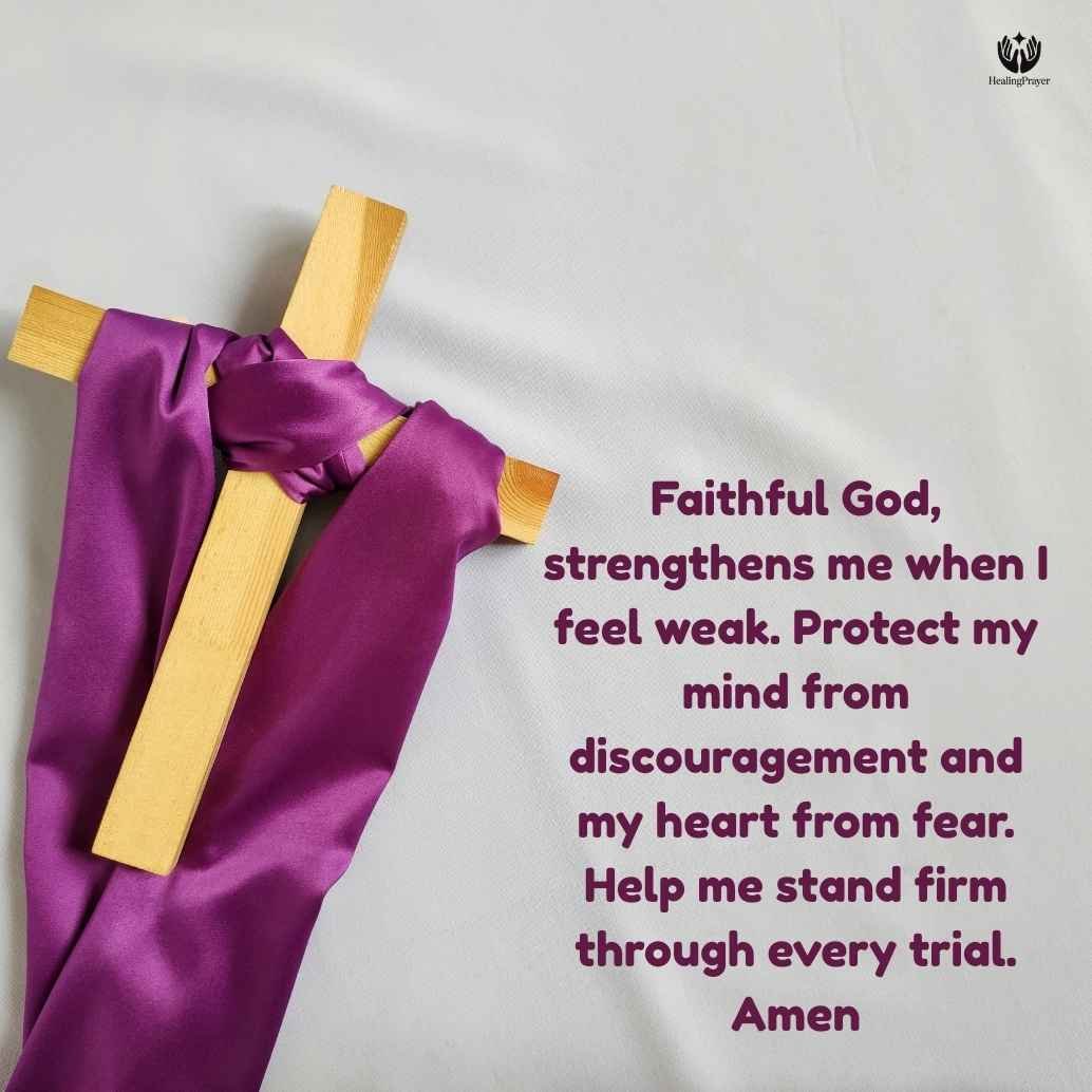 Lent Prayer for Strength During Tough Times