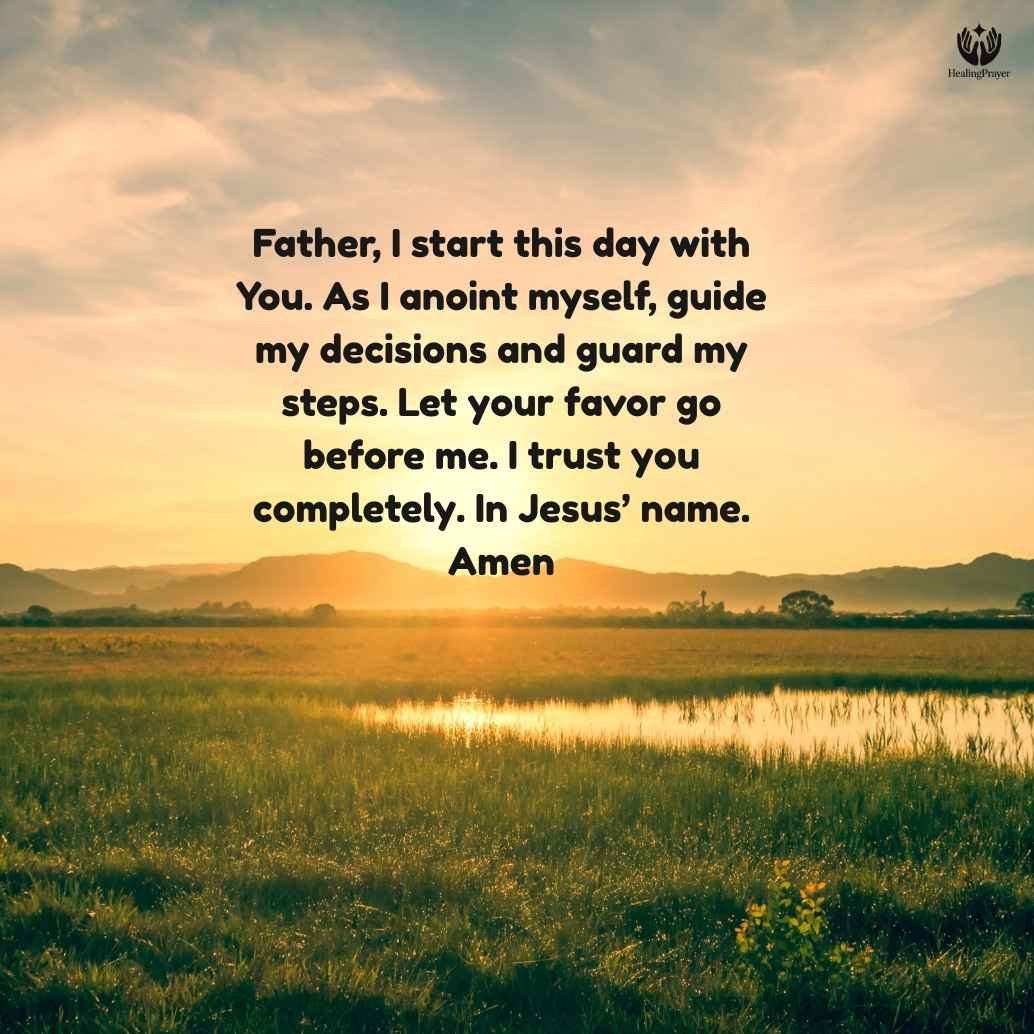 Morning Prayer With Anointing Oil