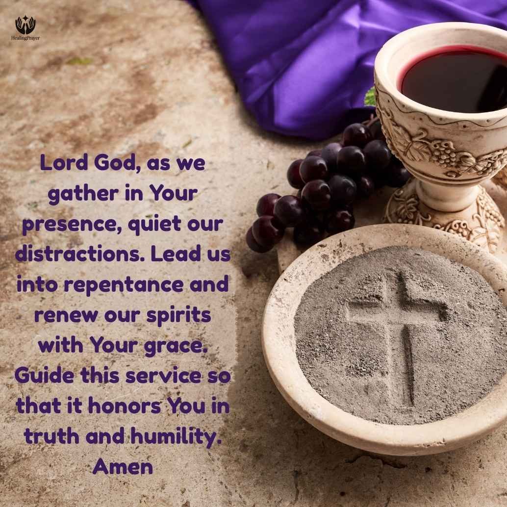 Opening Prayer for Ash Wednesday Service