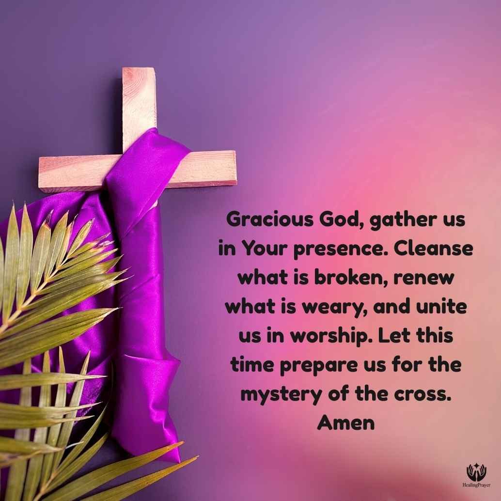 Opening Prayers for the Fifth Sunday of Lent 2026