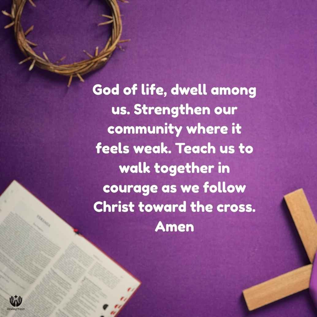 Pastoral Prayer for Lent 5