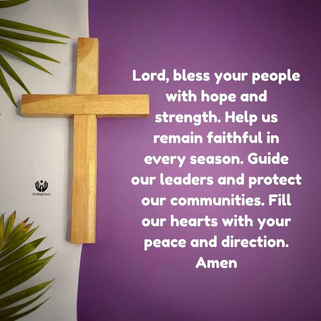 Pastoral Prayer for the First Sunday in Lent