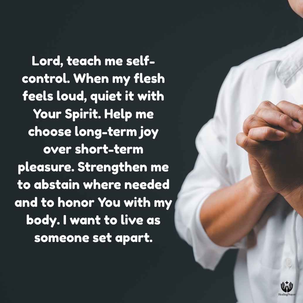 Prayer for Abstinence and Self-Control