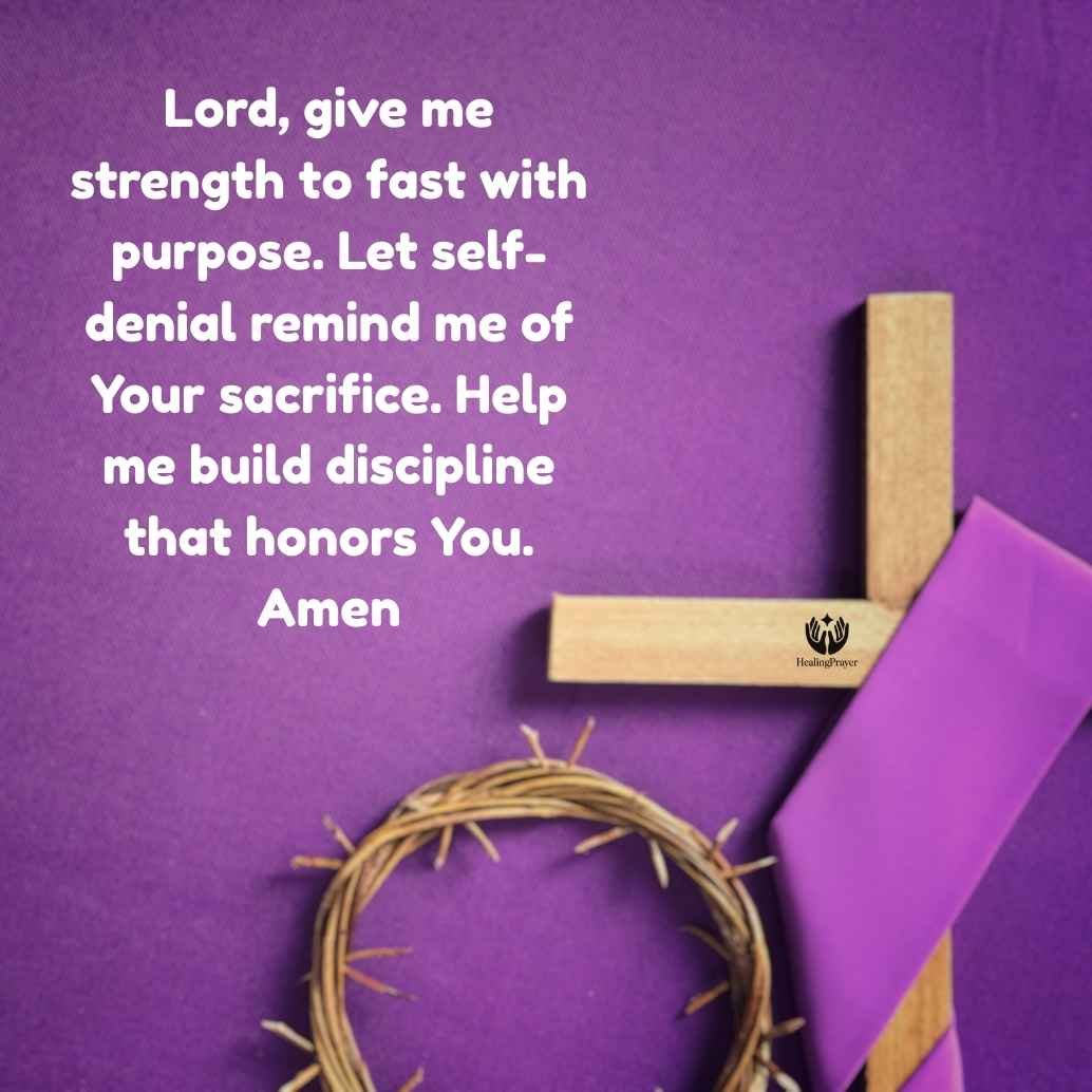 Prayer for Fasting and Discipline