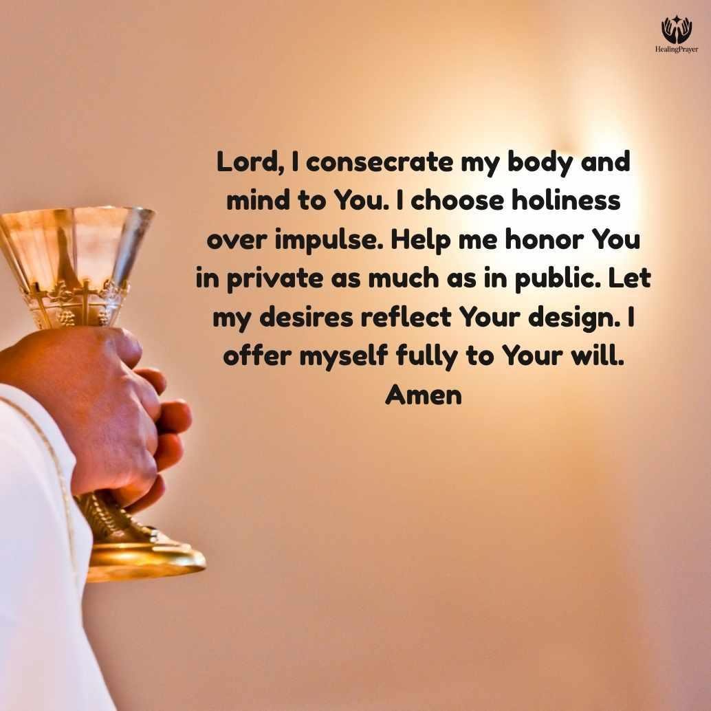Prayer of Consecration for Sexual Purity