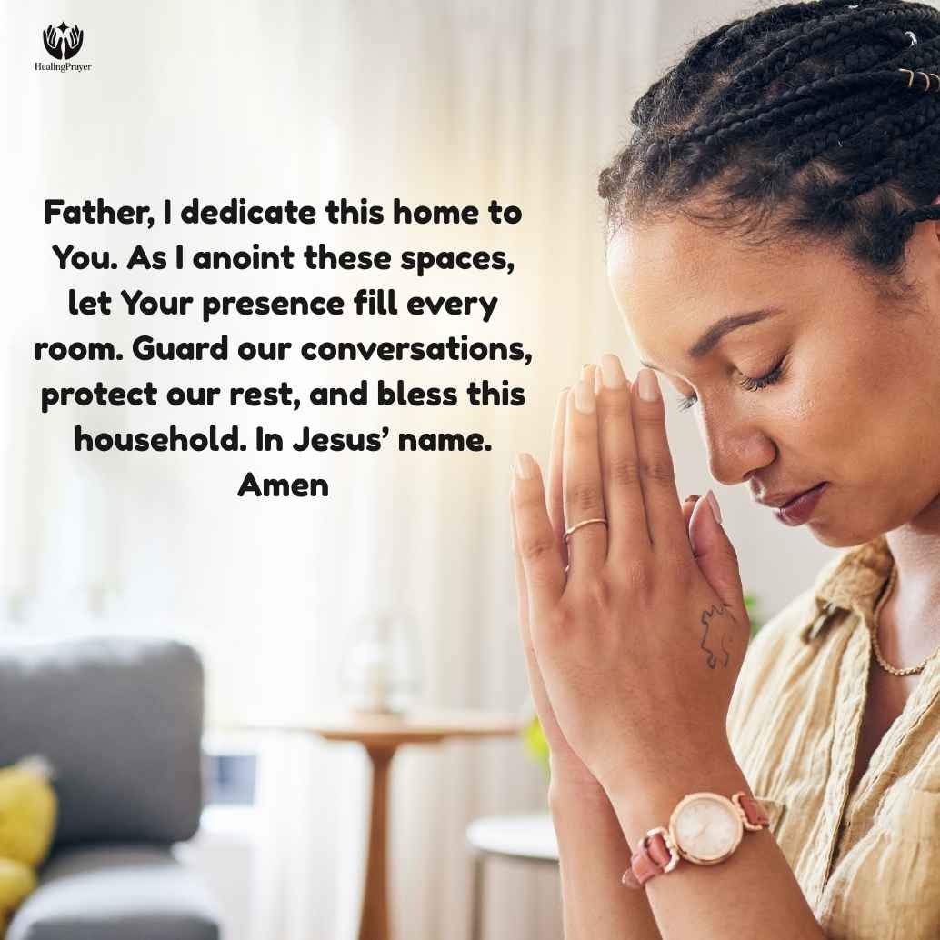 Prayer to Anoint Oil for Your Home