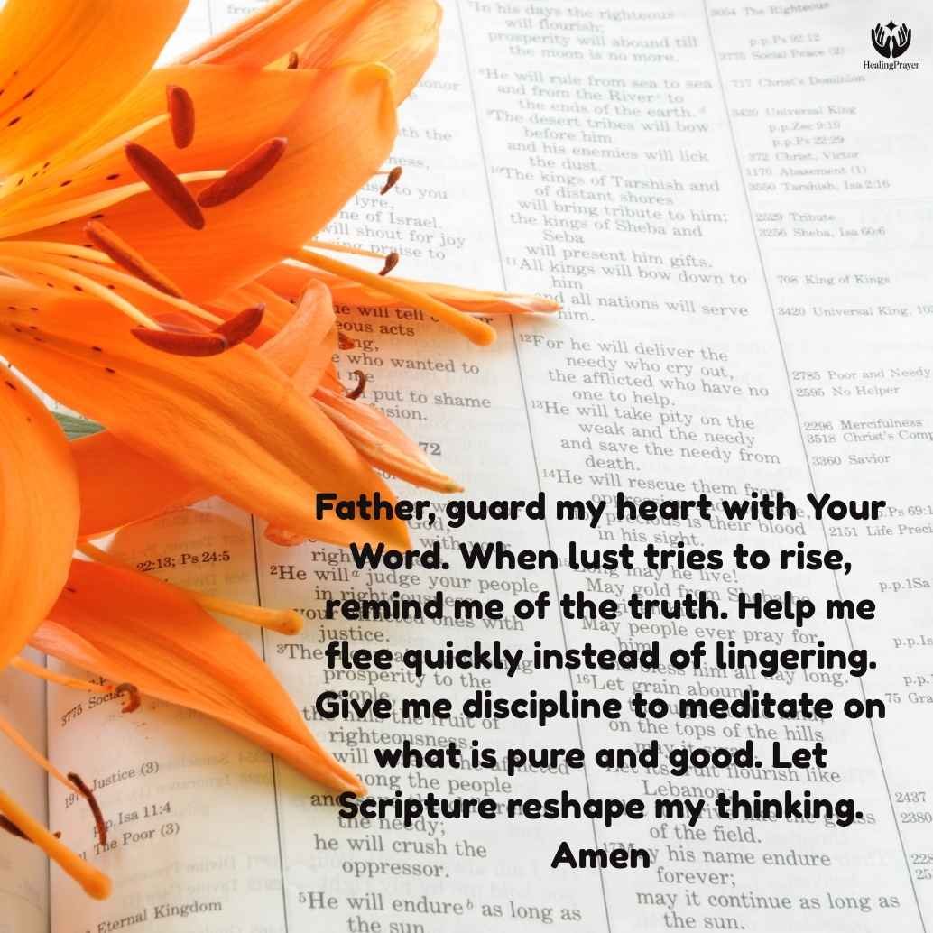 Scriptures to Pray Against Lust