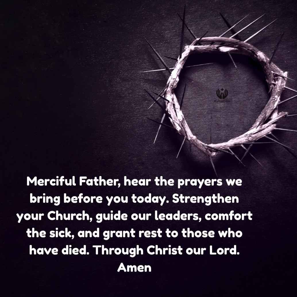 Universal Prayers (Prayers of the Faithful) – Cycle A, B & C