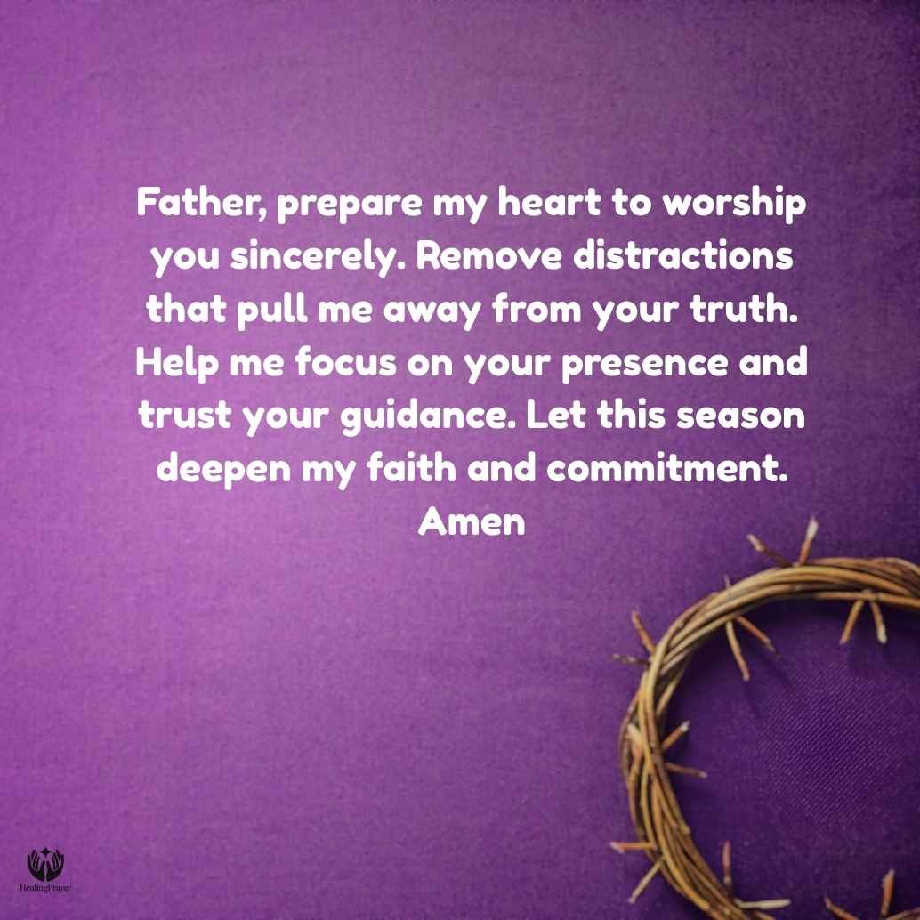 Worship and Spiritual Preparation for the First Sunday in Lent