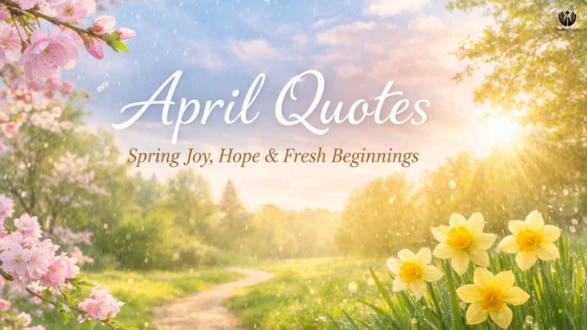 200+ Uplifting April Quotes for Inspiration, Spring Happiness, and New Beginnings