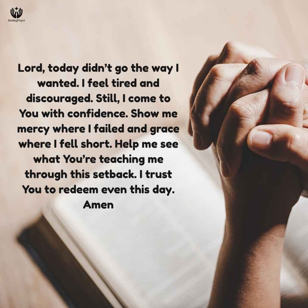 A Night Prayer After a Hard or Disappointing Day