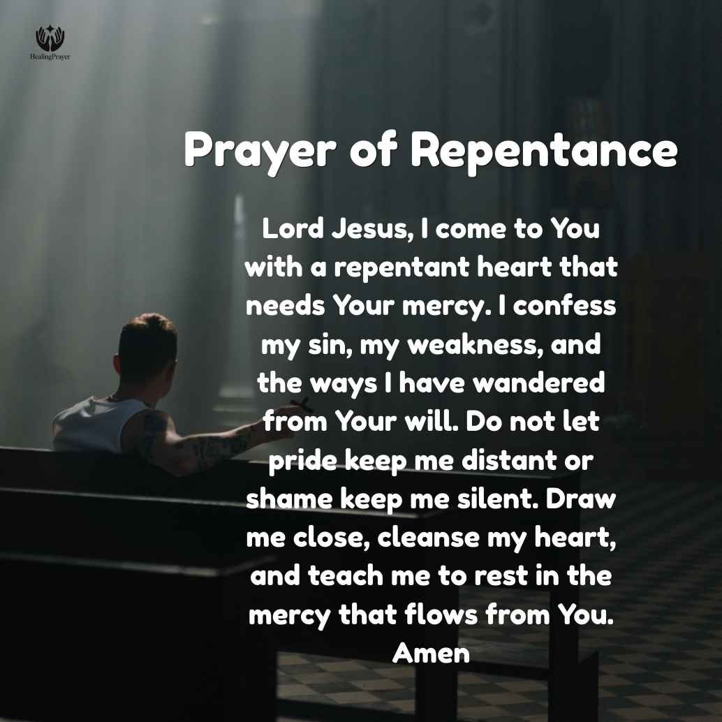 A Prayer for a Repentant Heart Seeking Christ’s Mercy