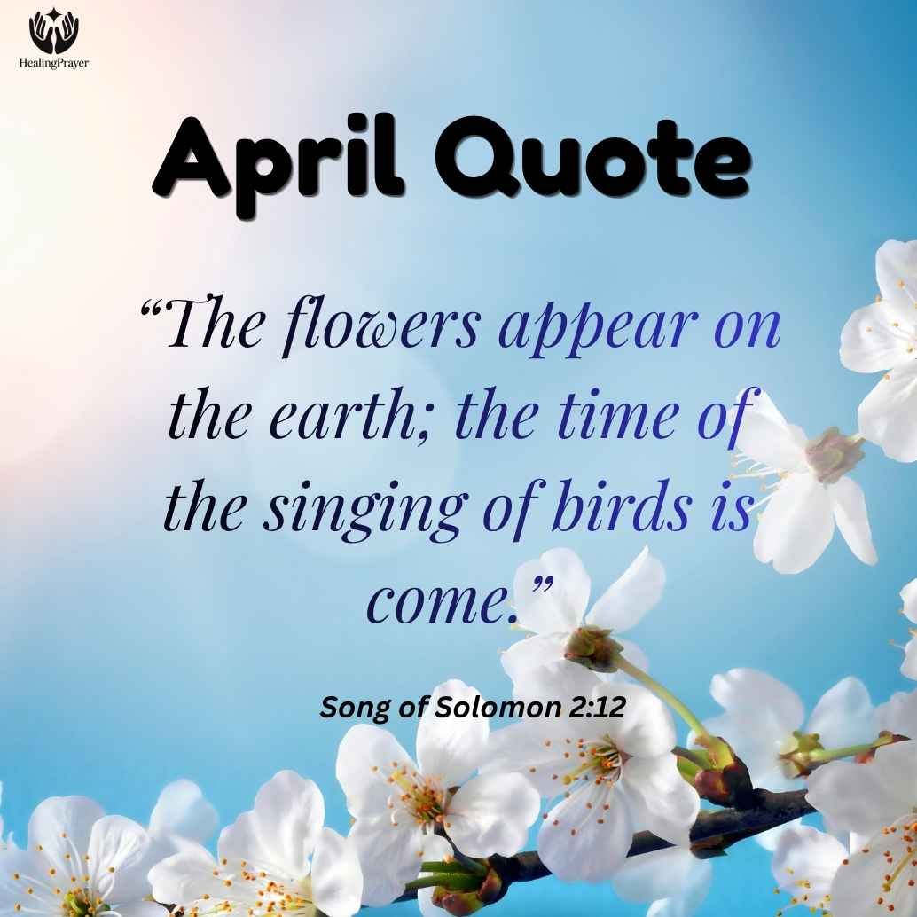 April Bible Quotes for Faith, Peace, and Hope