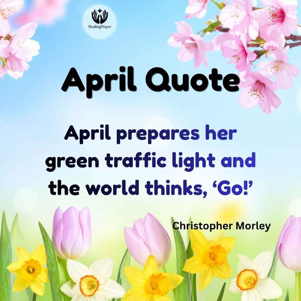 Quotes to Welcome the Beauty of a New Month April