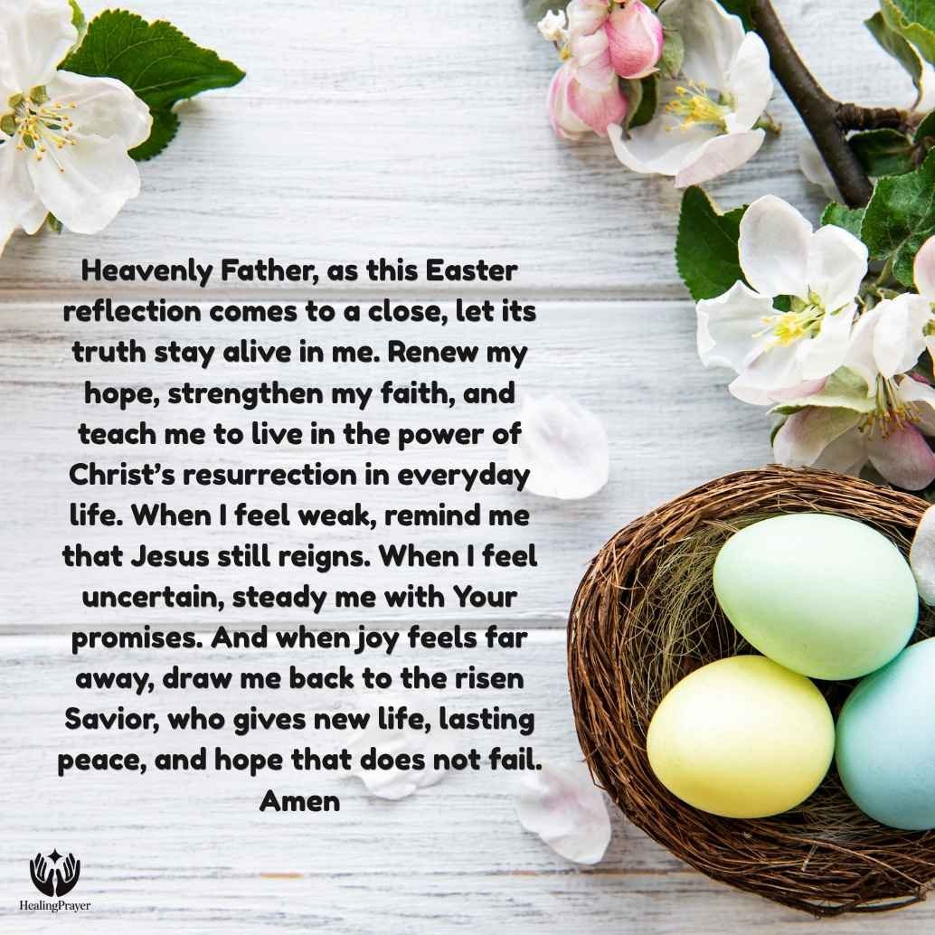 Closing Easter Prayer for Hope, Renewal, and Resurrection Life