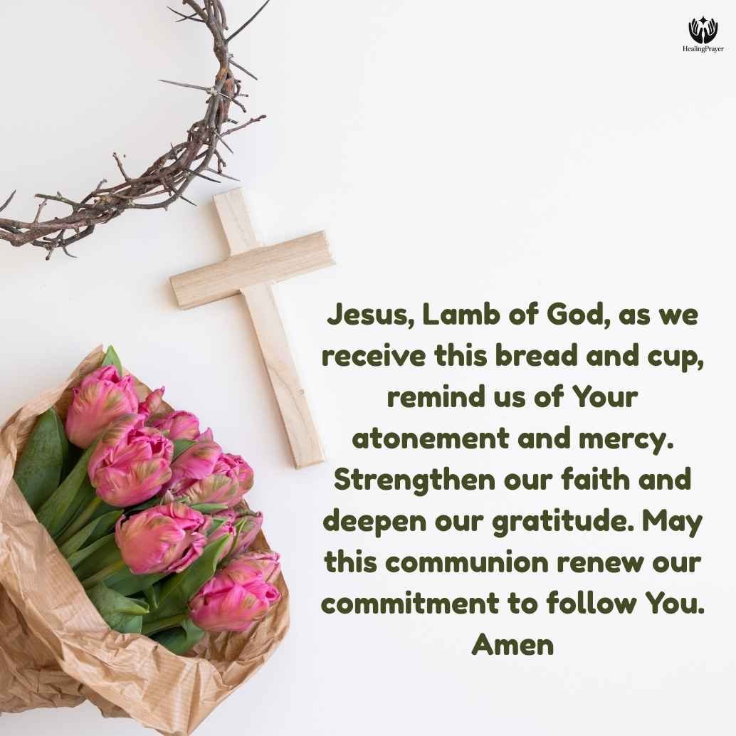 Communion Prayers for Palm Sunday