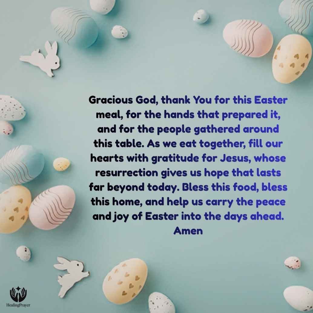 Easter Dinner Prayer for the Table