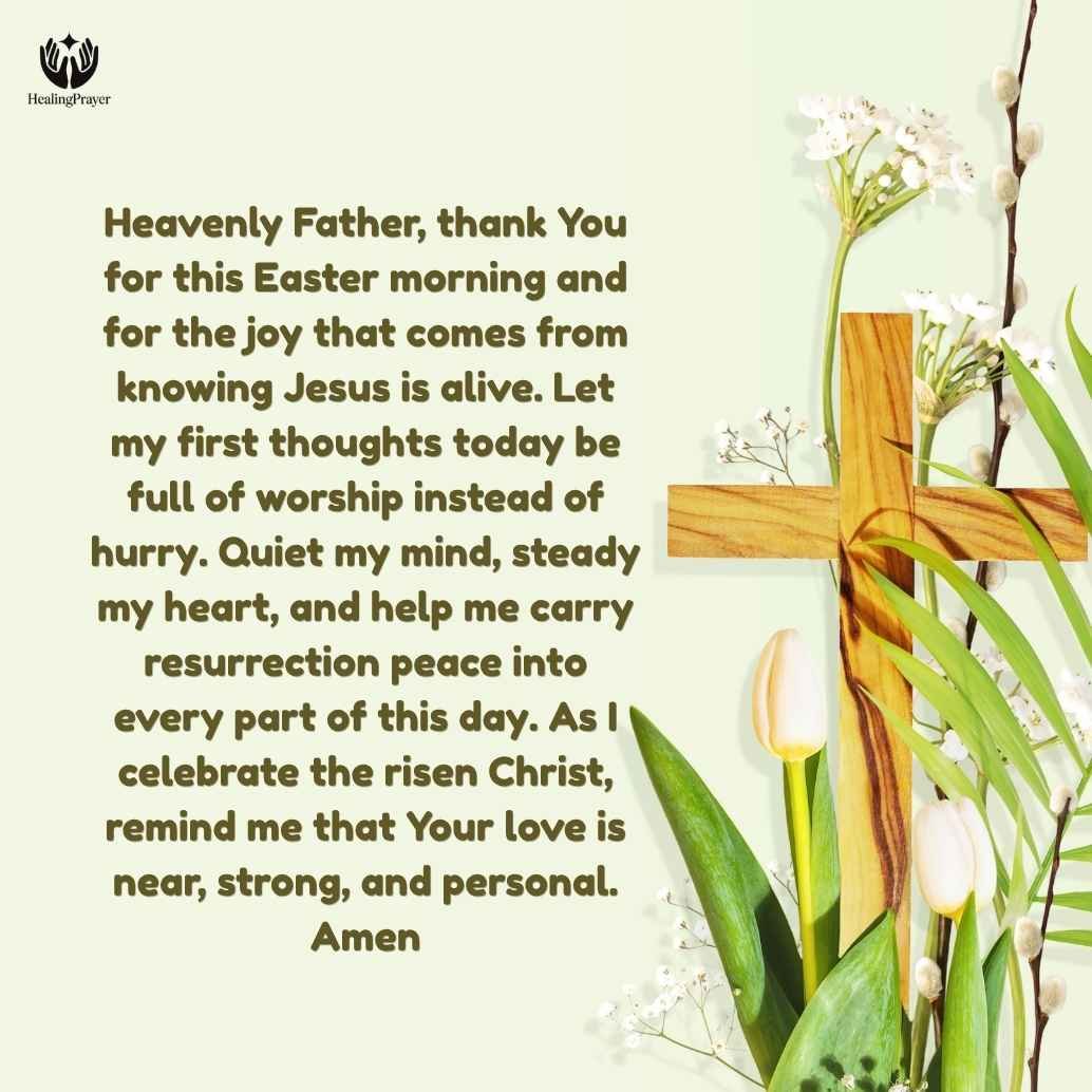 Easter Morning Prayer for a Joyful Start