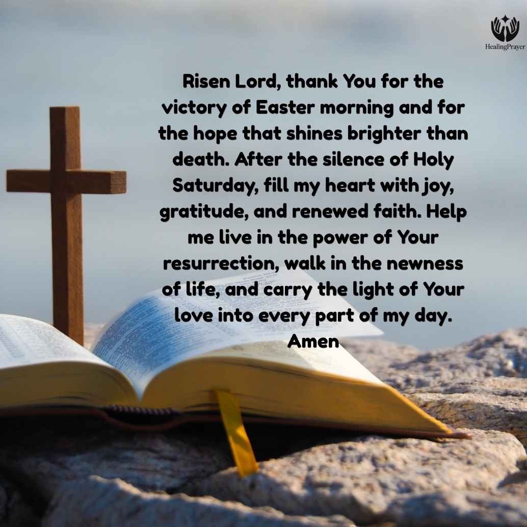 Easter Sunday Prayer to Say After Holy Saturday
