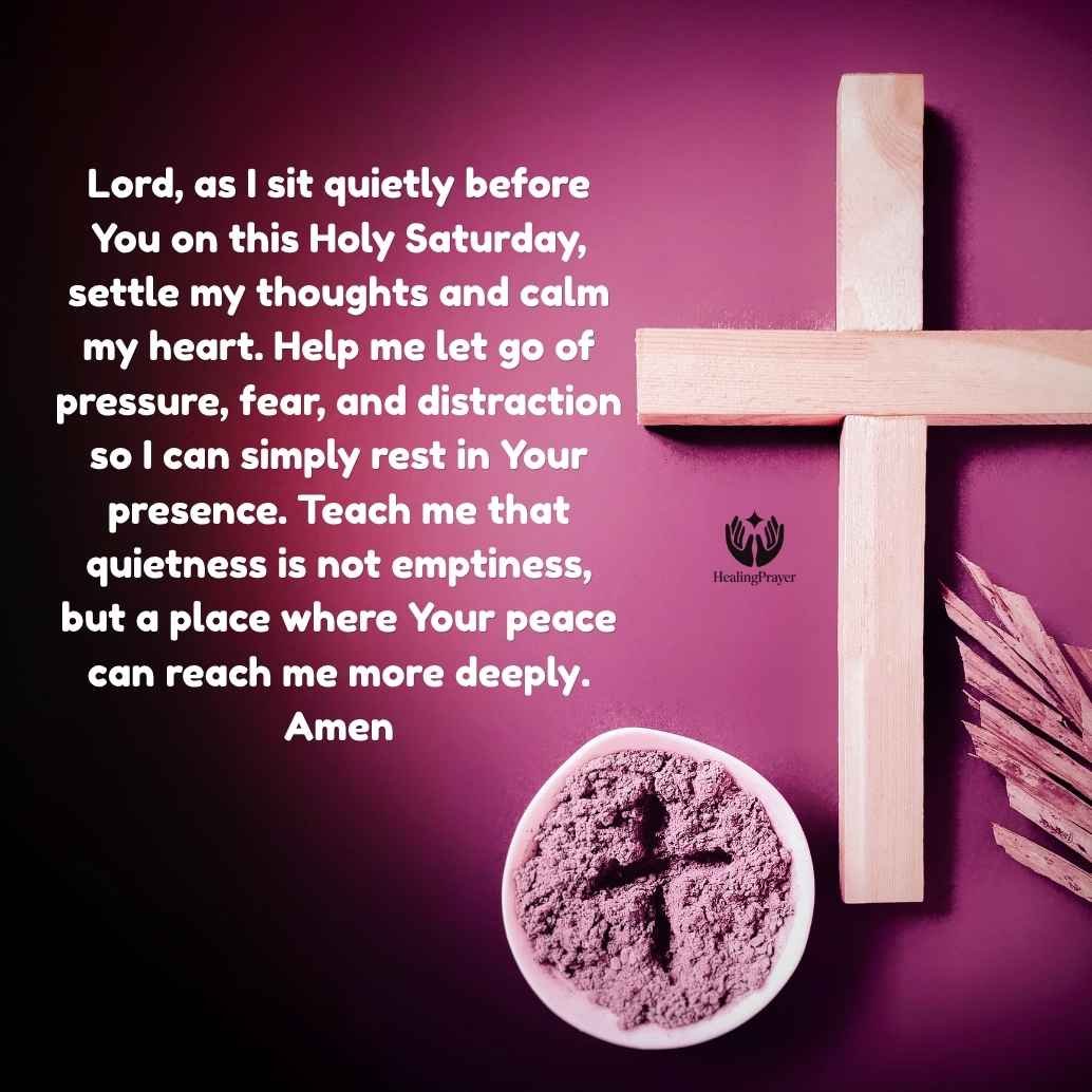 Holy Saturday Meditation to Sit in God’s Quiet Presence