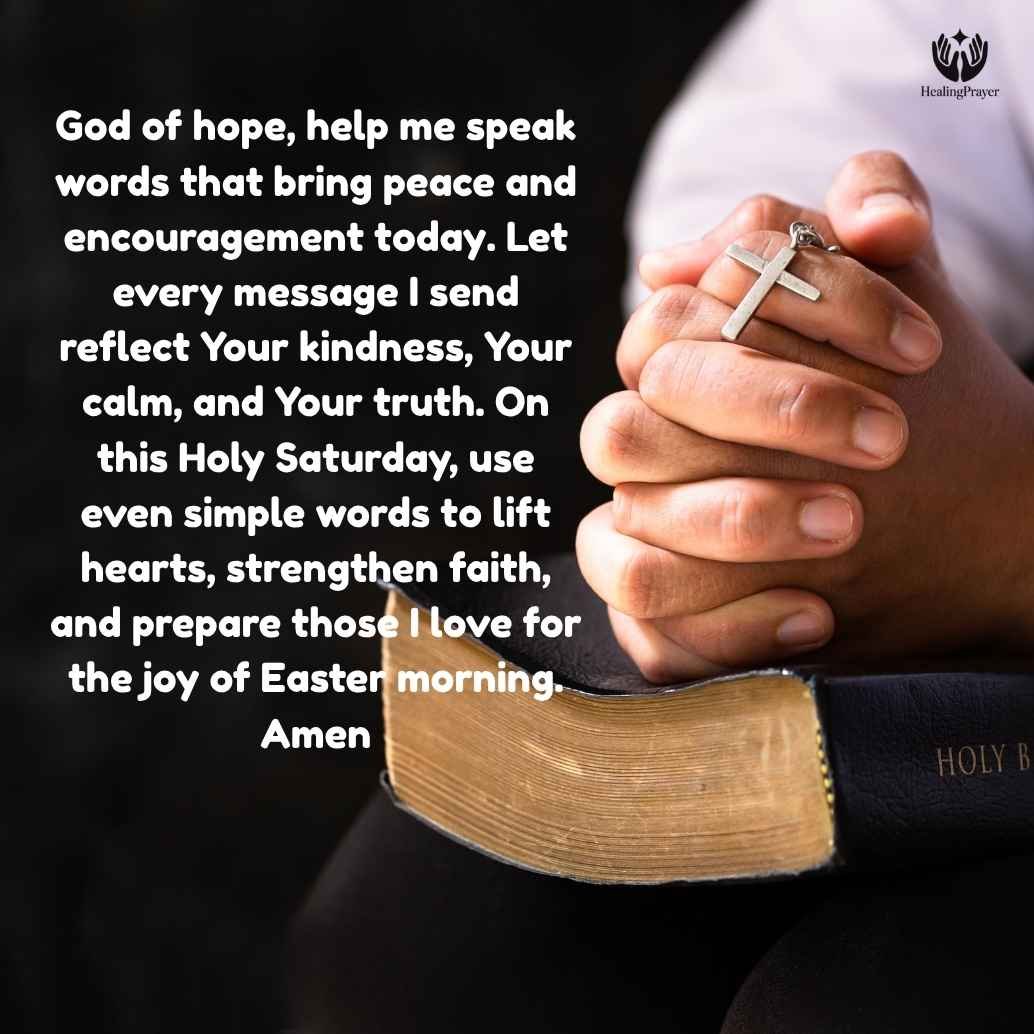 Holy Saturday Message Ideas for Family and Friends
